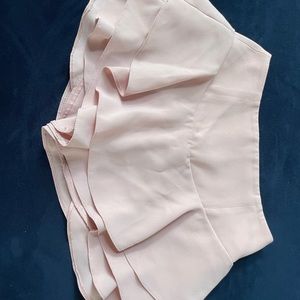ZARA Light pink shorts/skirt
